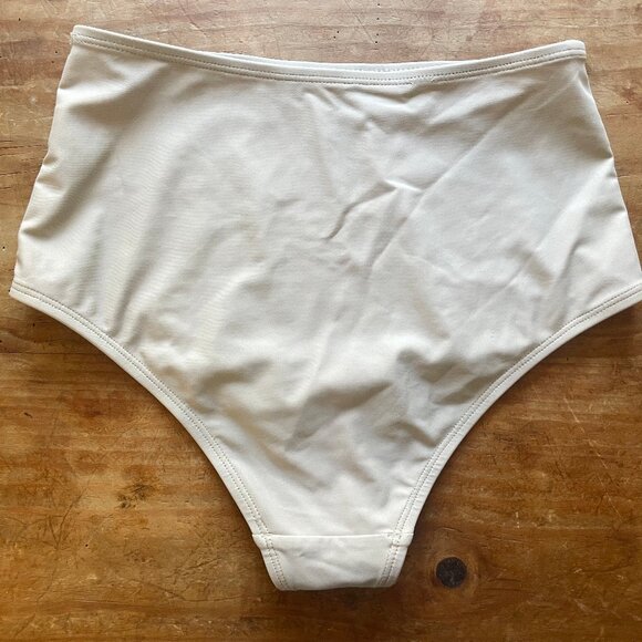Nu Swim Basic High Bottom Tan Nude Beige Small - Picture 2 of 3